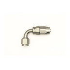 DeatschWerks 6AN Female Swivel 90-Degree Hose End CPE - Anodized Matte Black