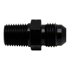 DeatschWerks 6AN Male Flare to 1/4in Male NPT Adapter - Anodized Matte Black