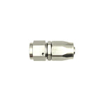 DeatschWerks 8AN Female Swivel Straight Hose End CPE - Anodized Matte Black