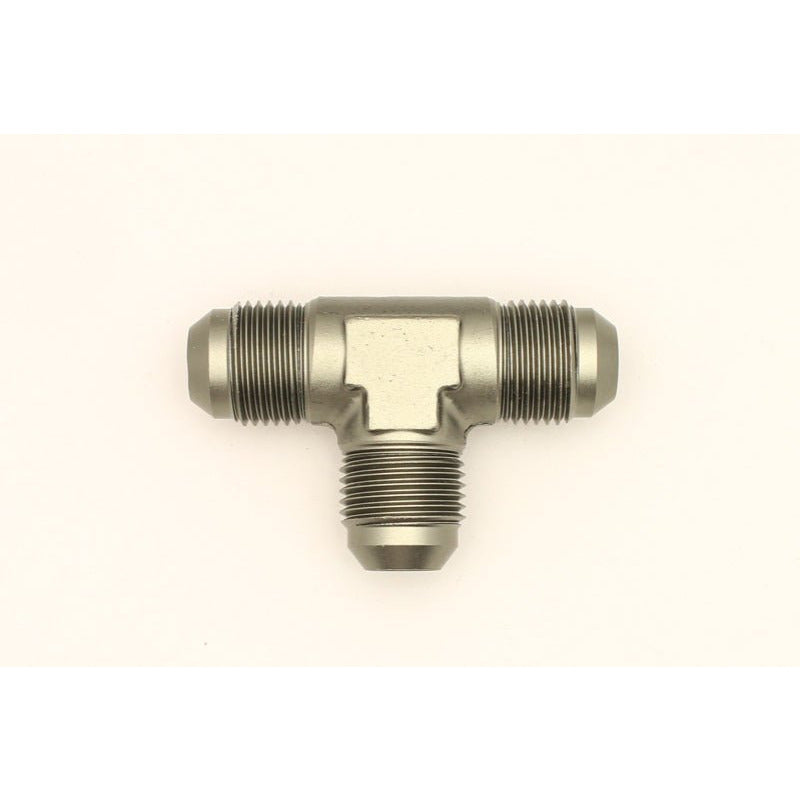 DeatschWerks 8AN Male Flare + 8AN Male Flare To 8AN Male Flare Tee Fitting DeatschWerks Fittings