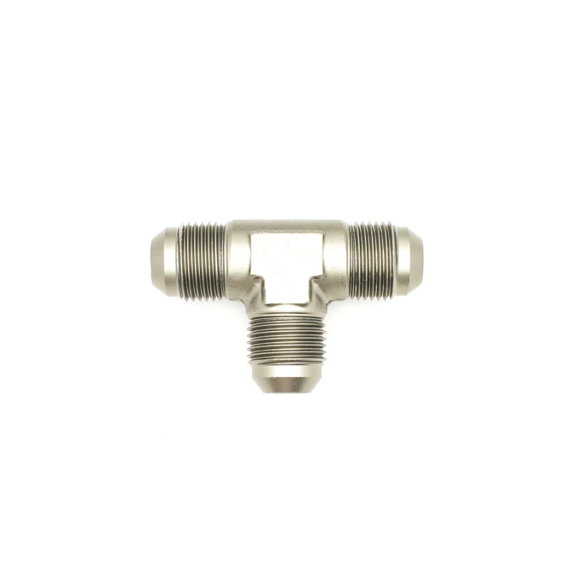 DeatschWerks 8AN Male Flare + 8AN Male Flare To 8AN Male Flare Tee Fitting DeatschWerks Fittings