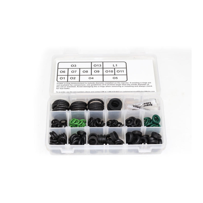 DeatschWerks Sport Compact / Euro Injector O-Ring Kit (230 Pieces)