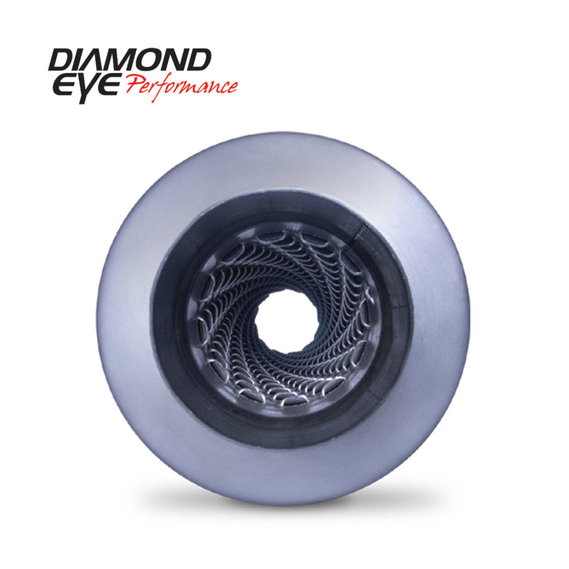 Diamond Eye Muffler 5in LOUVERED