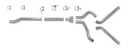 Diamond Eye KIT 4in Catback MFLR RPLCMENT PIPE DUAL AL: 03-07 FORD 6.0L F250/F350