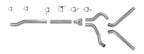 Diamond Eye KIT 4in Catback MFLR RPLCMENT PIPE DUAL SS: 03-07 FORD 6.0L F250/F350