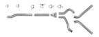 Diamond Eye KIT 4in Catback MFLR RPLCMENT PIPE DUAL SS: 03-07 FORD 6.0L F250/F350