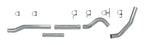 Diamond Eye KIT 4in Catback MFLR RPLCMENT PIPE SGL AL: 03-07 FORD 6.0L F250/F350 (Extended Cab Only)