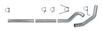Diamond Eye KIT 4in Catback MFLR RPLCMENT PIPE Single SS: 2004.5-2007.5 DODGE CUMMINS 600