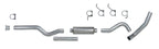 Diamond Eye KIT 4in Catback Single AL CHEVY/GMC 6.6L 2500/3500 01-05