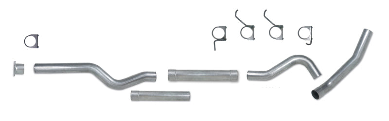 Diamond Eye KIT 4in Catback Single MFLR RPLCMENT PIPE SS 01-05 CHEVY/GMC 6.6L 2500/3500