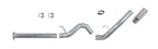 Diamond Eye KIT 4in DPF BACK Single SS: 2011 FORD 6.7L PWRSTROKE F250/F350