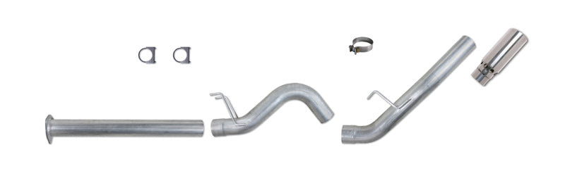 Diamond Eye KIT 4in DPF BACK Single SS: 2011 FORD 6.7L PWRSTROKE F250/F350