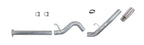 Diamond Eye KIT 4in DPF BACK Single SS: 2011 FORD 6.7L PWRSTROKE F250/F350