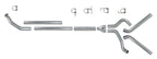 Diamond Eye KIT 4in Turbo Back MFLR RPLCMENT PIPE DUAL SS: 94-02 DODGE CUMMINS 5.9L