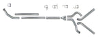 Diamond Eye KIT 4in Turbo Back MFLR RPLCMENT PIPE DUAL SS: 94-02 DODGE CUMMINS 5.9L