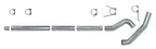 Diamond Eye KIT 5in Catback MFLR RPLCMENT PIPE Single AL: 2004.5-2007.5 DODGE CUMMINS 600