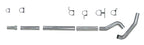 Diamond Eye KIT 5in Catback MFLR RPLCMENT PIPE Single AL: 94-97 FORD 7.3L F250/F350 PWRSTROKE