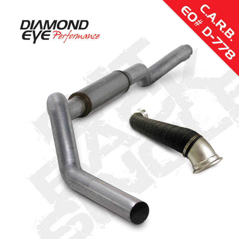 Diamond Eye KIT 5in Catback Single w/ TDP AL 06-07 Chevy/GMC 6.6L Duramax 2500/3500