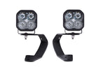 Diode Dynamics 10-21 Toyota 4Runner SS3 LED Ditch Light Kit - Pro White Combo