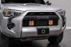 Diode Dynamics 14-23 Toyota 4Runner SS5 Stealth Grille LED 4-Pod Kit - Yellow Pro Combo