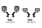 Diode Dynamics 19-21 Ford Ranger Stage Series 2in LED Ditch Light Kit - Sport Yellow Combo