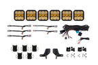 Diode Dynamics Bronco SS5 6-Pod CrossLink Grille Lightbar Kit Pro - Yellow Combo