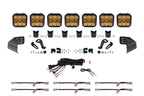 Diode Dynamics Bronco SS5 Sport CrossLink Windshield - Yellow Combo Lightbar Kit