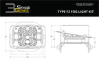 Diode Dynamics SS3 Max Type F2 Kit ABL - White SAE Fog