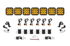 Diode Dynamics SS5 Sport Universal CrossLink 7-Pod Lightbar - Yellow Driving