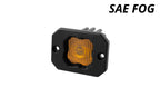 Diode Dynamics Stage Series C1 LED Pod - Yellow SAE Fog Flush ABL Each