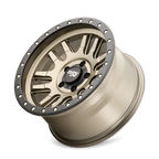 Dirty Life 9309 Canyon Pro 17x9/6x139.7 BP/0mm Offset/106mm Hub Satin Gold Wheel - Beadlock