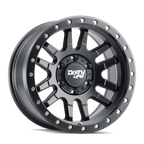Dirty Life 9309 Canyon Pro 17x9/6x139.7 BP/-12mm Offset/106mm Hub Matte Black Wheel - Beadlock