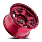 Dirty Life 9315 Compound 17x9 / 6x139.7 BP / -12mm Offset / 106mm Hub Crimson Candy Red Wheel