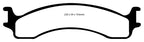 EBC 00-02 Dodge Ram 2500 Pick-up 5.2 2WD Yellowstuff Front Brake Pads