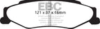EBC 03-04 Cadillac XLR 4.6 Yellowstuff Rear Brake Pads