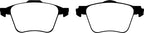 EBC 03-09 Volvo XC90 2.9 Twin Turbo Greenstuff Front Brake Pads