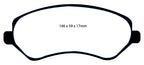 EBC 04-07 Chrysler Town & Country 3.3 Rear Drums Yellowstuff Front Brake Pads