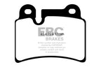 EBC 06-09 Volkswagen Touareg 3.6 (2 pin holes at top of backplate) Redstuff Rear Brake Pads