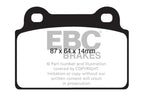 EBC 08-16 Mitsubishi Lancer Evo 10 2.0 Turbo (1 piece rotor) Redstuff Rear Brake Pads