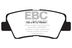 EBC 09-11 Hyundai Azera 3.3 Redstuff Rear Brake Pads