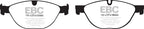 EBC 10-15 Jaguar XF 5.0 Supercharged (470) Redstuff Front Brake Pads