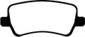 EBC 11-15 Land Rover Range Rover Evoque 2.0 Turbo Greenstuff Rear Brake Pads
