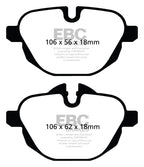 EBC 11+ BMW X3 2.0 Turbo (F25) Redstuff Rear Brake Pads