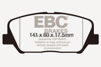 EBC 12-15 Hyundai Veloster 1.6 Turbo Greenstuff Front Brake Pads