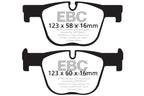 EBC 12+ BMW ActiveHybrid 3 3.0 Turbo Greenstuff Rear Brake Pads