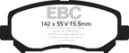 EBC 12+ Mazda CX-5 2 Greenstuff Front Brake Pads
