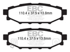 EBC 12+ Subaru BRZ 2.0 (solid rear rotors) Greenstuff Rear Brake Pads