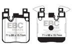 EBC 14-18 BMW M3 3.0 Twin Turbo (F80) Redstuff Rear Brake Pads
