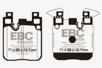 EBC 14-18 BMW M3 3.0 Twin Turbo (F80) Redstuff Rear Brake Pads