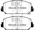 EBC 16+ Acura ILX 2.4 Greenstuff Front Brake Pads